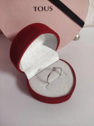 Anillo Tous Oro 18k Diamantes.