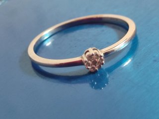 Anillo Tous Oro 18k Diamantes.