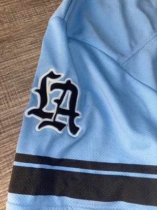 Maglia da calcio azzurra taglia M