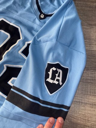 Maglia da calcio azzurra taglia M