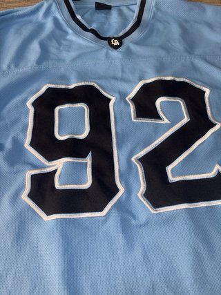 Maglia da calcio azzurra taglia M
