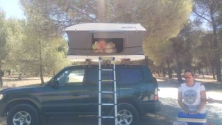 Tienda de techo para coche