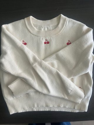 Jersey crop top cerezas Primark