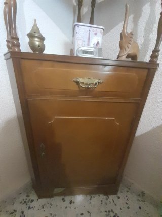 Mueble Estantería Esquina Madera