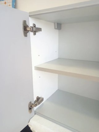 Mueble cocina blanco brillo