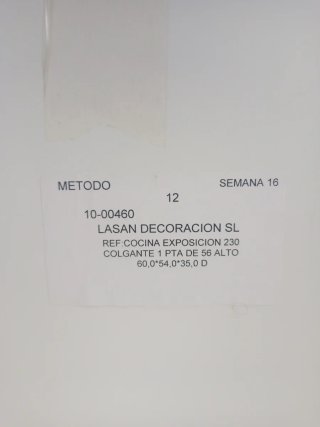 Mueble cocina blanco brillo