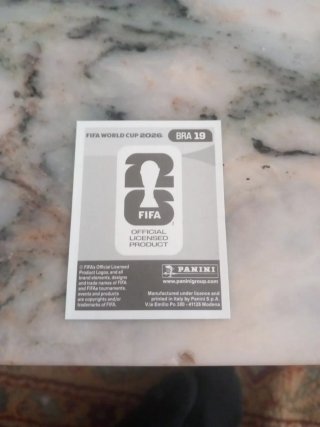 Cromo Panini Raphinha Brasil FIFA 2026
