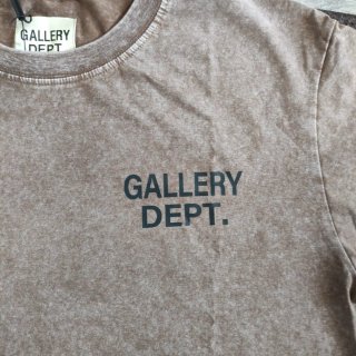 Camiseta Gallery Dept. Lavado Vintage Marrón