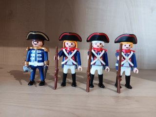 Playmobil Soldados epoca Napoleónica (4 figuras)