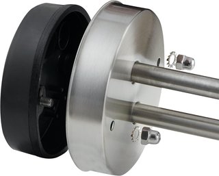 Aplique exterior Eglo Nisia-C Bluetooth Plata