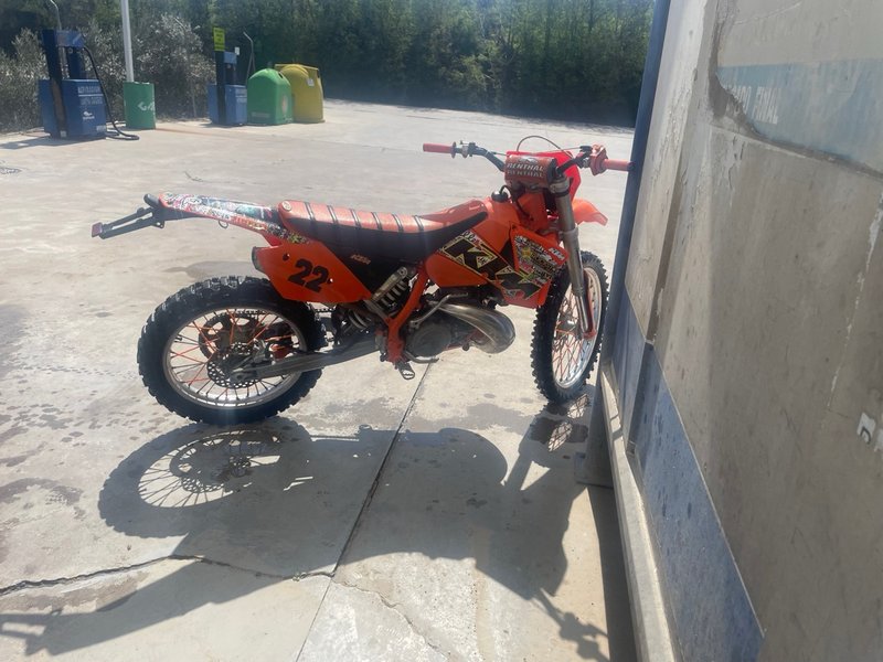 KTM 250 EXC 2 Tiempos Naranja cross