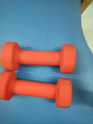 2 Mancuernas Naranja