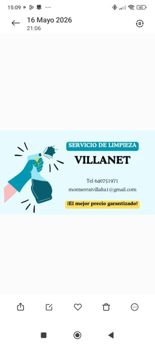 Servicio de limpieza