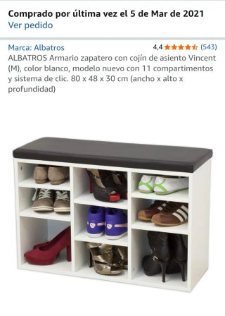 Mueble zapatero descalzador