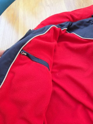 Chaqueta First Outlet Azul/Roja Talla S-M Talla16