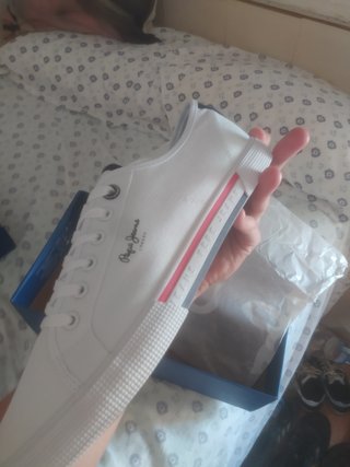 Zapatillas Pepe Jeans Blancas con Detalles