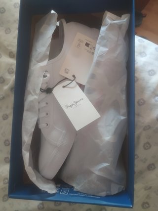 Zapatillas Pepe Jeans Blancas con Detalles