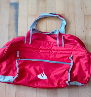 Bolsa de deporte roja 50x30