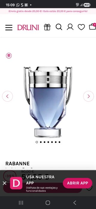 Cualquier fragancia o perfume