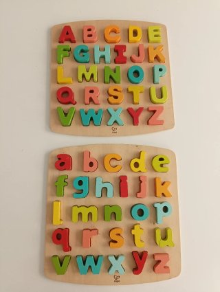 Puzzles Hape Alfabeto Mayúsculas y Minúsculas