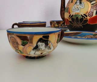 Servizio da caffè in ceramica made in japan