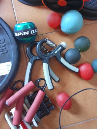 Lote de equipo de fitness