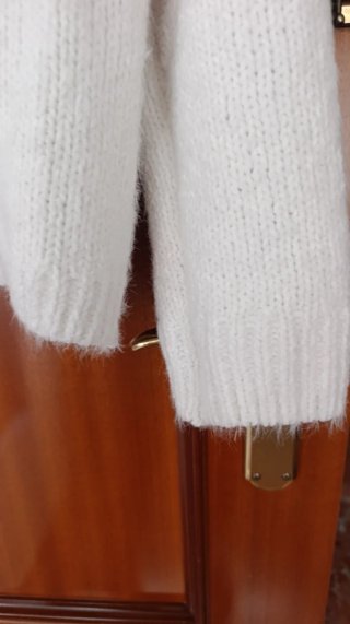 Jersey EASY WEAR cuello pico blanco Talla L