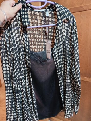 Camisa con top encaje SG.