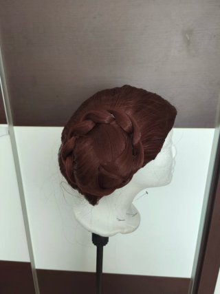 Peluca Princesa Leia Marrón