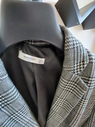 Giacca donna Mango fantasia Principe di Galles