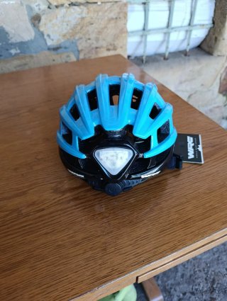 Casco de bicicleta azul WRS