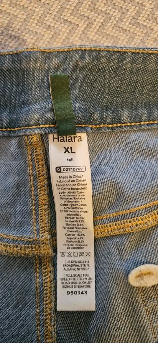 Pantalón Vaquero Halara Ancho  talla 46/48