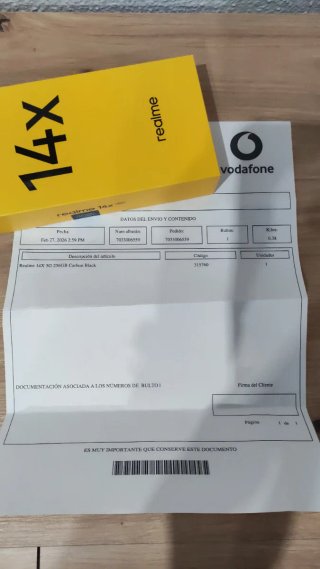 Realme 14X 5G 256GB Amarillo