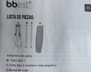 Barrera de Cama 90cm