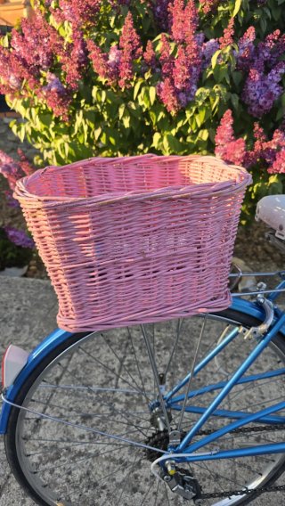 Bicicleta clásica azul vintage