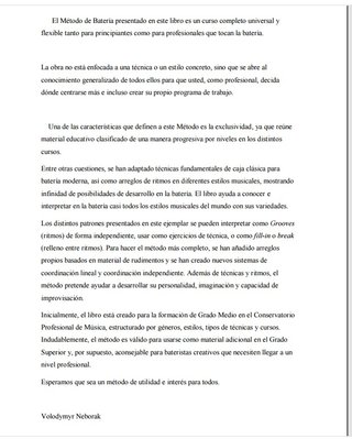 Método Completo de Batería para Conservatorio