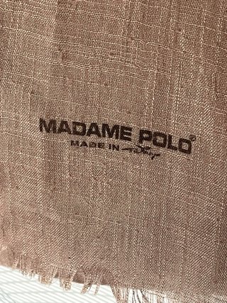Bufanda MADAME POLO marrón