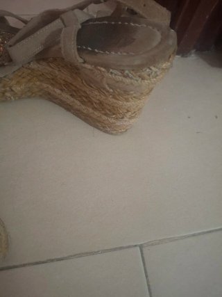 Sandalias Alma en Pena Talla 40 Beige/Oro