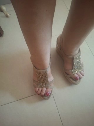 Sandalias Alma en Pena Talla 40 Beige/Oro