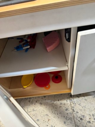 Cocina de juguete de madera