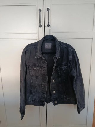 Chaqueta tejana negra Talla XXL