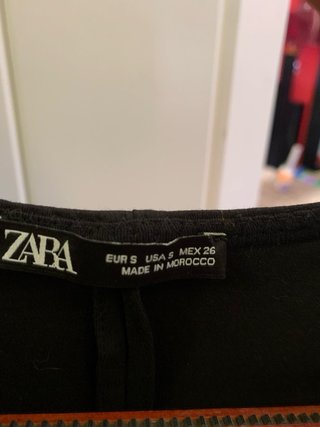 Vestido tubo negro Zara Talla S