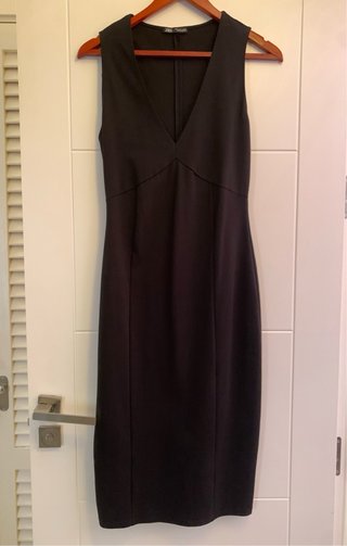 Vestido tubo negro Zara Talla S