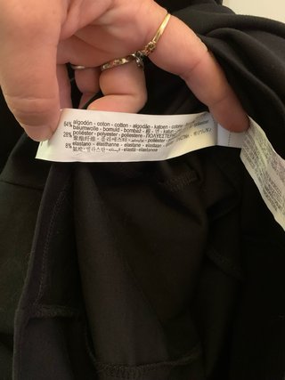 Vestido tubo negro Zara Talla S