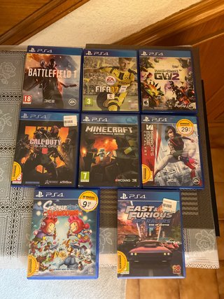 Videojuegos PS4: Battlefield, FIFA, Minecraft y má