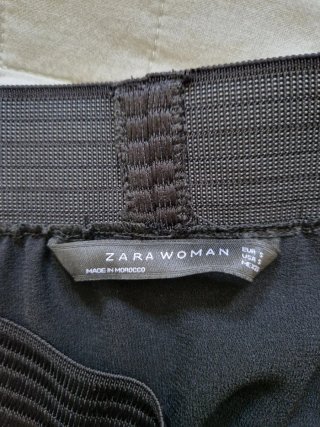 Blusa Zara Negra Hombros Descubiertos