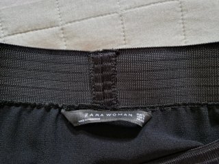 Blusa Zara Negra Hombros Descubiertos