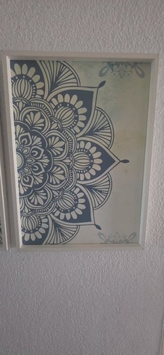 Set di 2 quadri decorativi Mandala