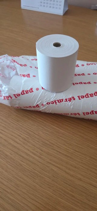 7 Rollos de papel térmico para impresora