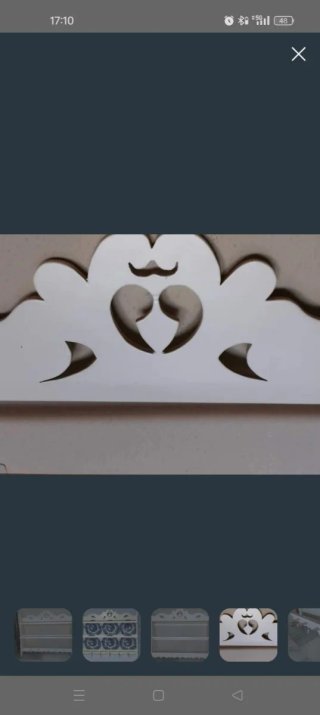 Blanco Estante para Platos de Madera